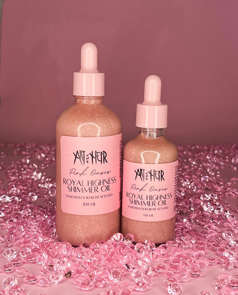Pink Oasis Shimmer Oil