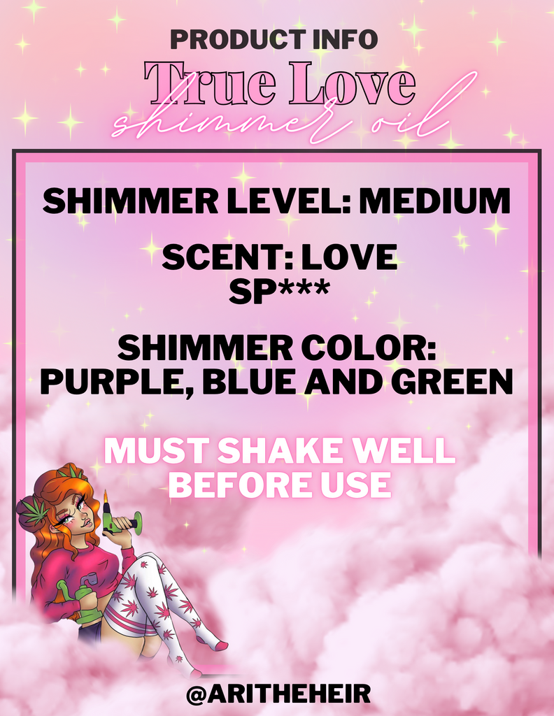 True Love Shimmer Oil